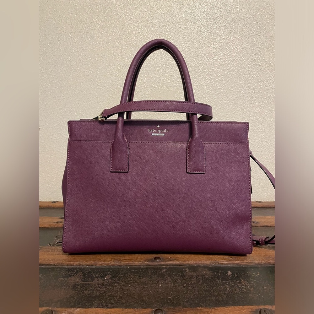 Kate Spade New York ♠️ Cameron Street Candace Authentic Satchel burgundy bag LN